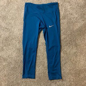 Blue Nike Dri-fit Leggings Size Small